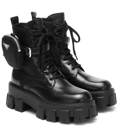 prada bottes|Prada ankle boots.